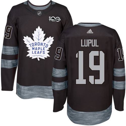 Adidas Maple Leafs #19 Joffrey Lupul Black 1917-100th Anniversary Stitched NHL Jersey